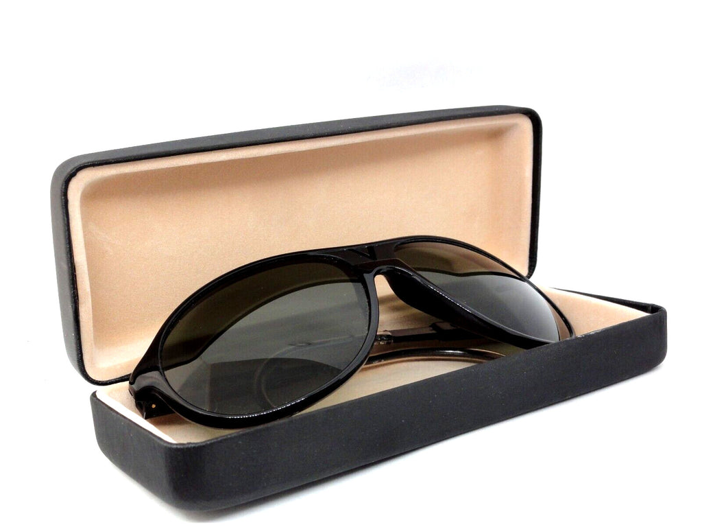 VUARNET  SUNGLASSES 085 BLACK CABLE HOOK  TEMPLE PX 3000 VINTAGE NEW OLD STOCKS