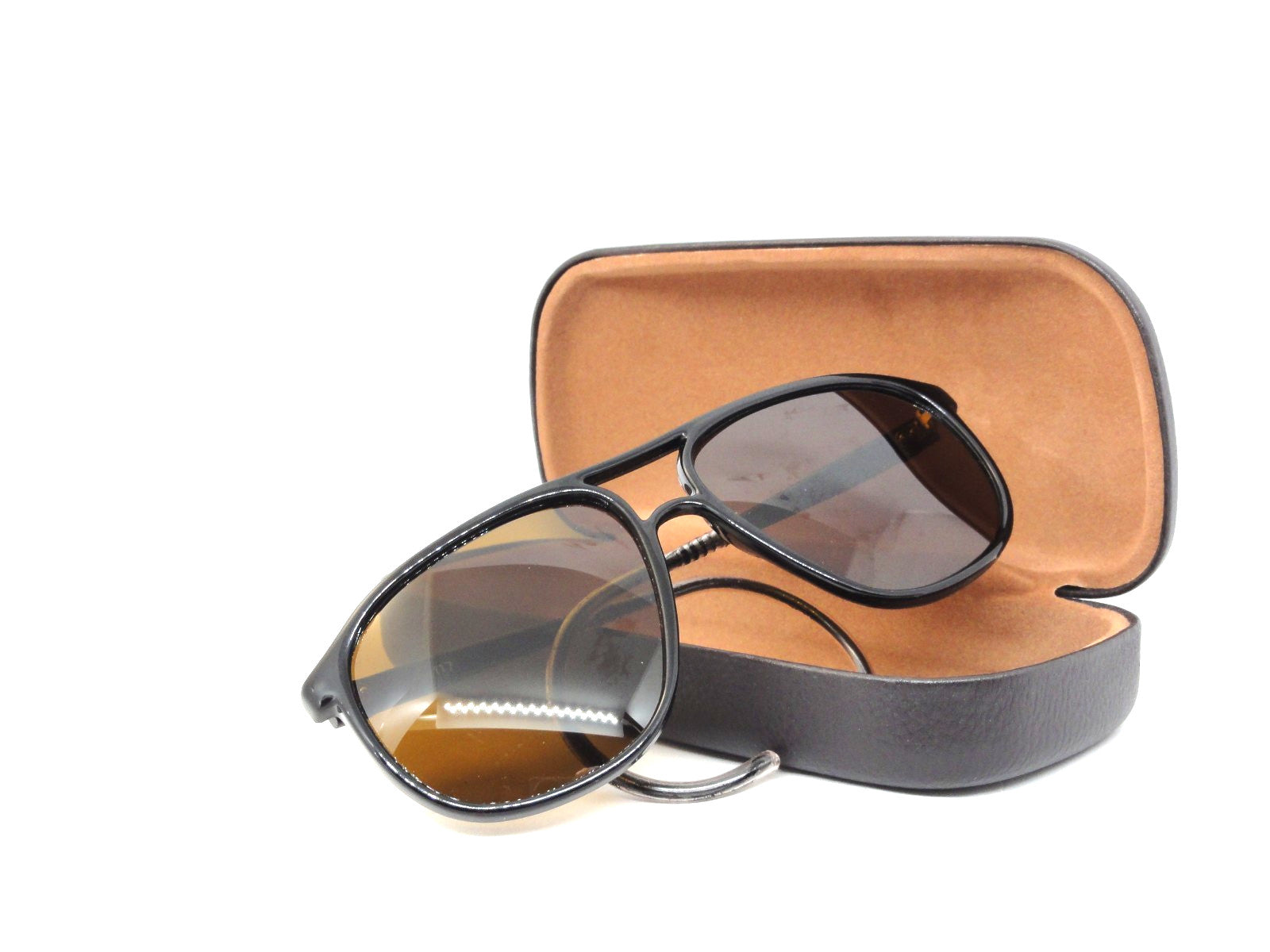 VUARNET 3117 BLACK  117  VINTAGE  80S SUNGLASSES  PX 2000 CABLE HOOK TEMPLE