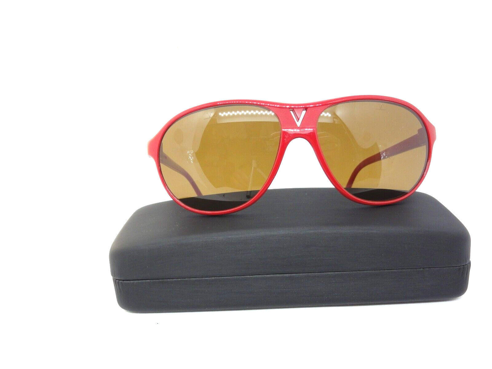 VUARNET  SUNGLASSES 085 RED  TEMPLE PX 2000 VINTAGE NEW OLD STOCKS