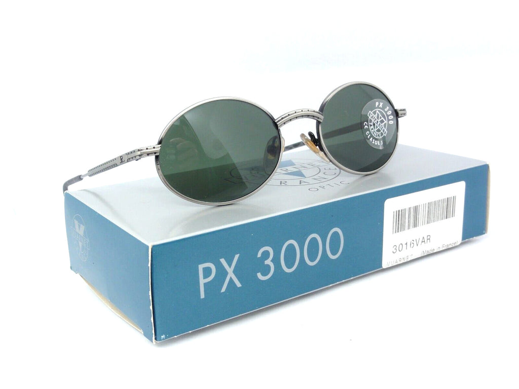 VUARNET 016  GREY  VINTAGE SUNGLASSES 90S PX 3000  FRANCE NEW IN BOX