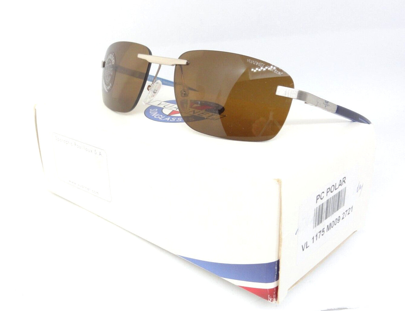 VUARNET VL 1175 M009 2721 SUNGLASSES POLARIZED LENSES PC POLAR 3000 FRANCE