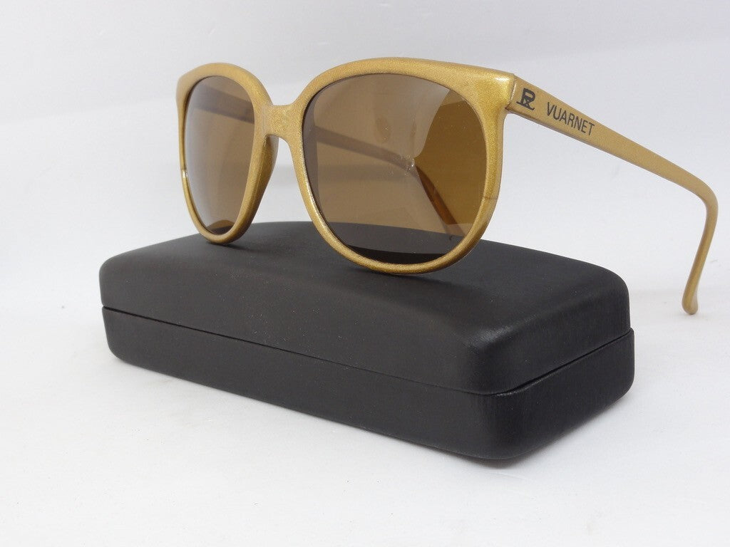 VUARNET 2002 GOLD 002 OLYMPIC GAMES 1984 L.A. CATEYE VINTAGE SUNGLASSES  PX2000