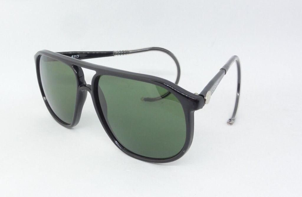 VUARNET 3117 BLACK  117  VINTAGE  80S SUNGLASSES  PX 3000 CABLE HOOK TEMPLES
