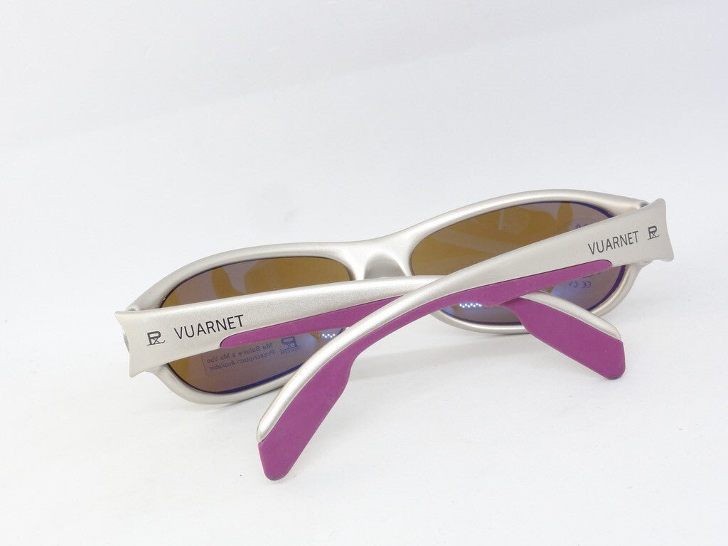 VUARNET SUNGLASSES  2114 114  PX 2000 MINERAL PURE BROWN PURPLE MIRROR FLASH