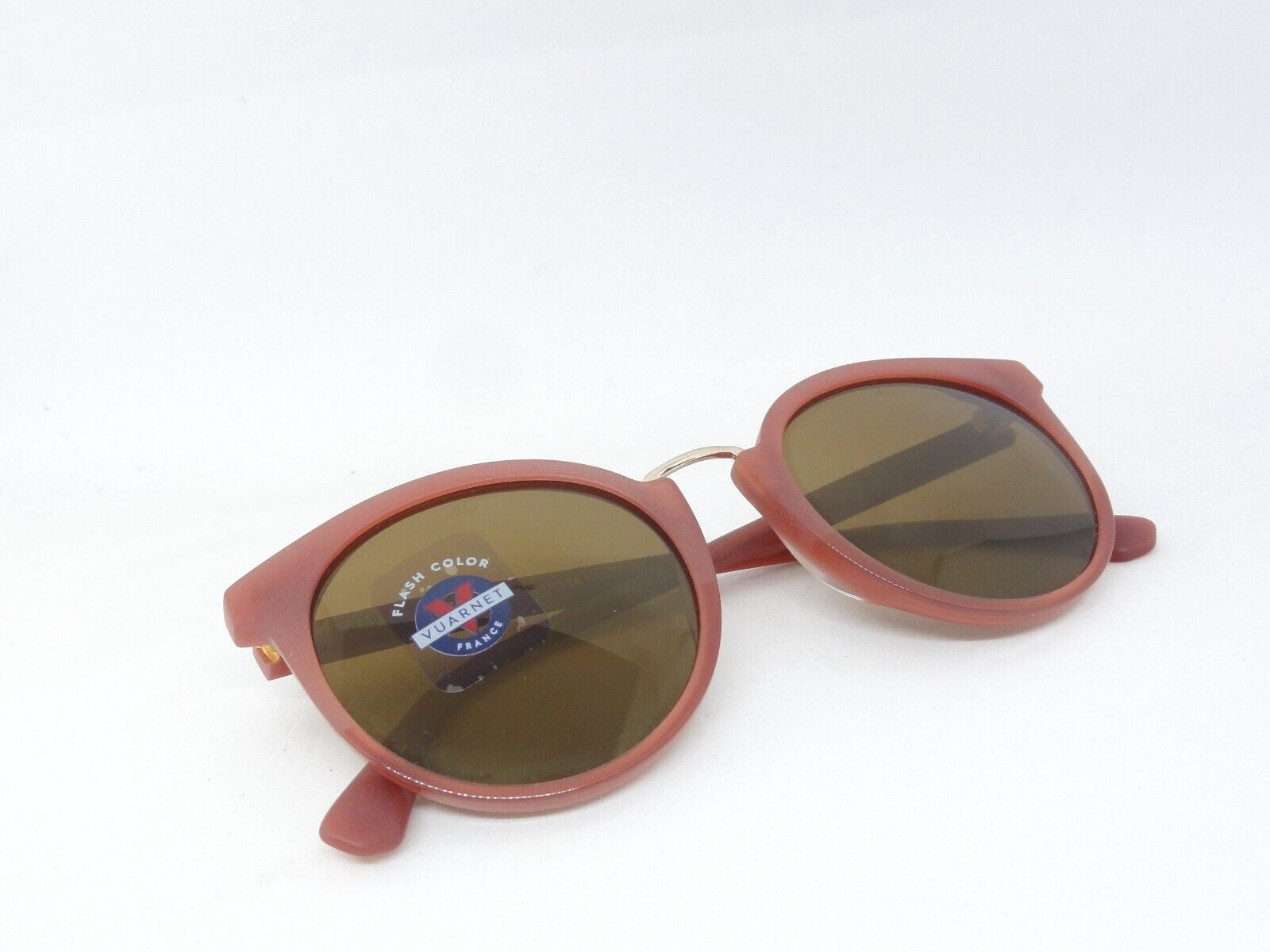 VUARNET SUNGLASSES VL 1626 0004 2129 CABLE CAR  PURE BROWN PURPLE FLASH