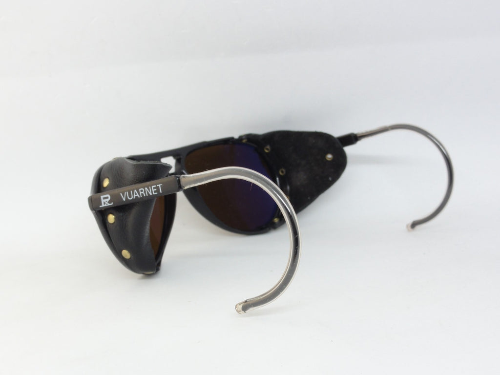 VUARNET 178 BLACK  SMALL SIZE VINTAGE  80S SUNGLASSES  PX 5000 CABLE HOOK TEMPLE