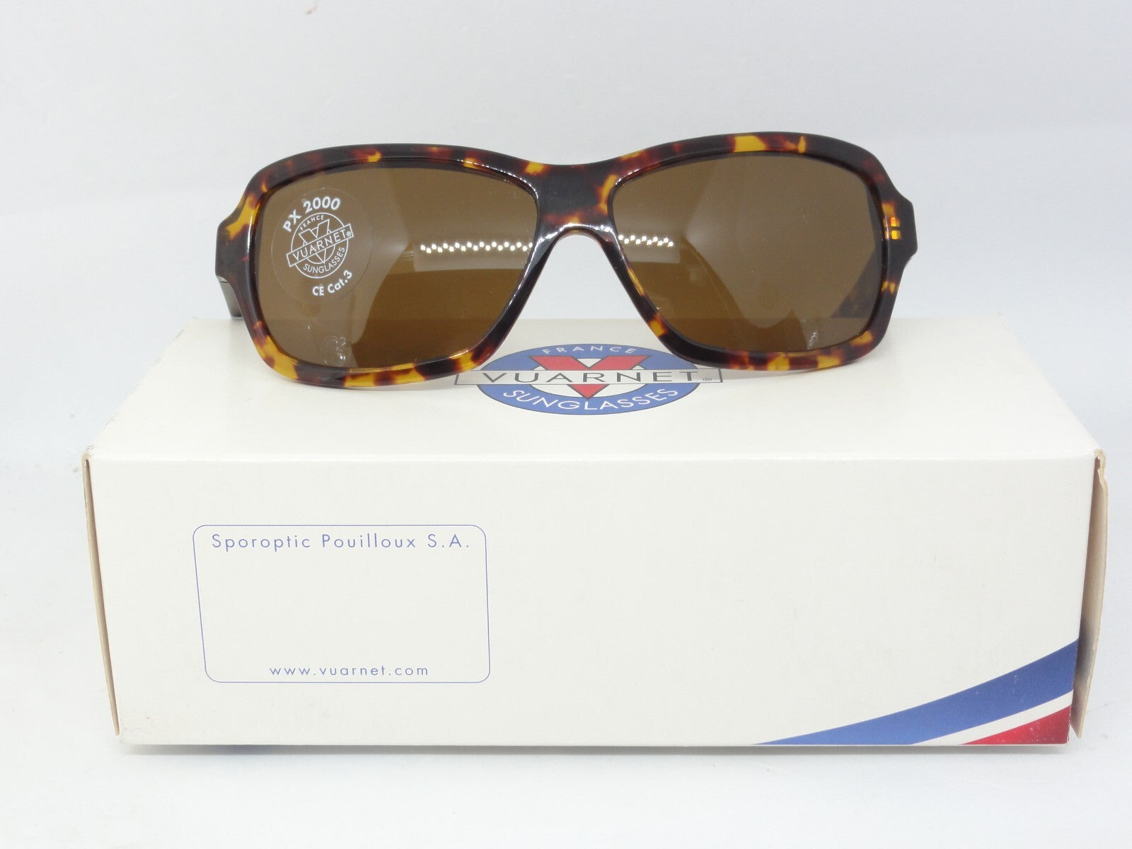 VUARNET VL 1109 P00N 2121 PX 2000 PURE BROWN NEW SUNGLASSES  GLASS  FRANCE