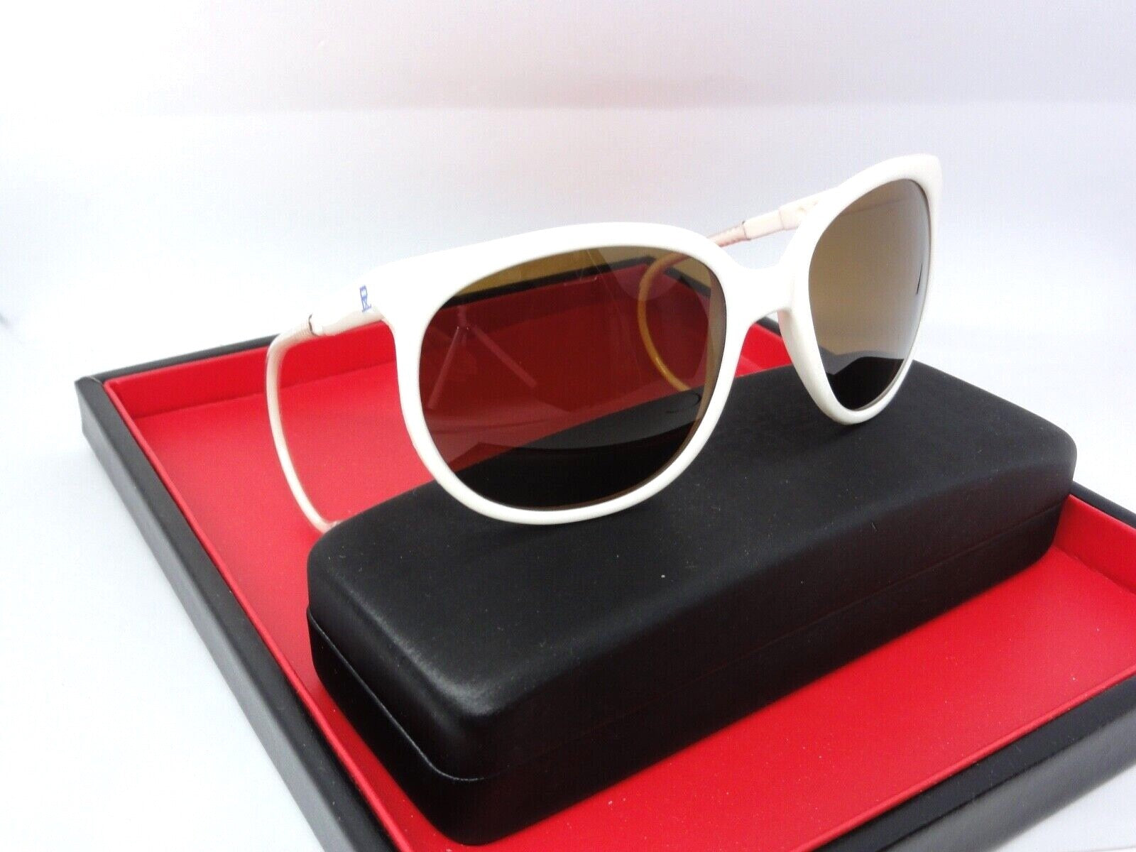 VUARNET 2002 BLA 002 CATEYE VINTAGE CABLE HOOK SUNGLASSES  PX 2000 GLACIER