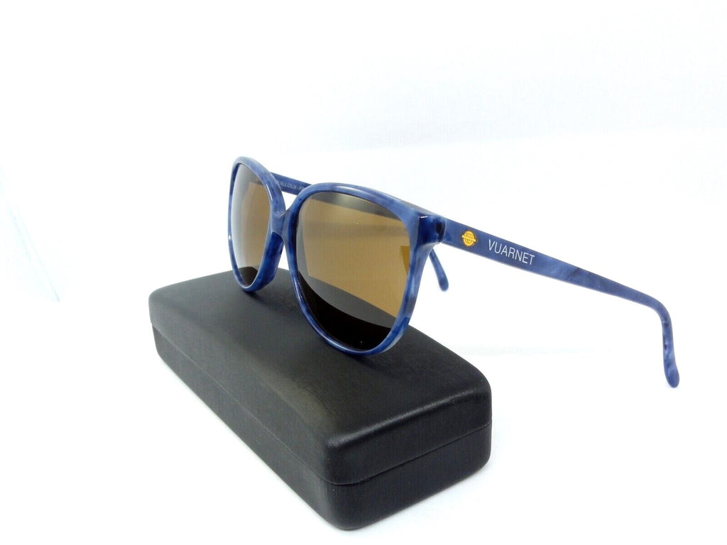 VUARNET 2467 467 BLUE  SUNGLASSES VINTAGE PX 2000  HAND MADE FRANCE 80S IN BOX