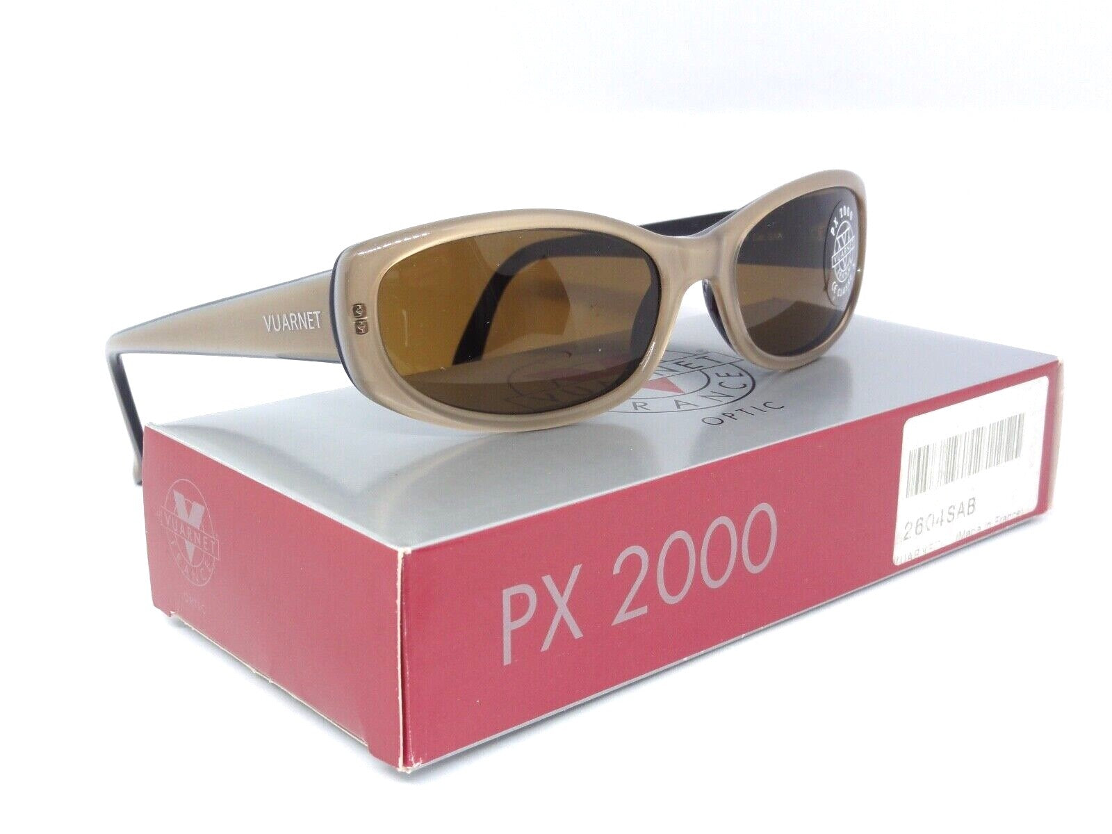 VUARNET SUNGLASSES 2604 SAB 604 HAND MADE PX 2000 VINTAGE SMALL SIZE