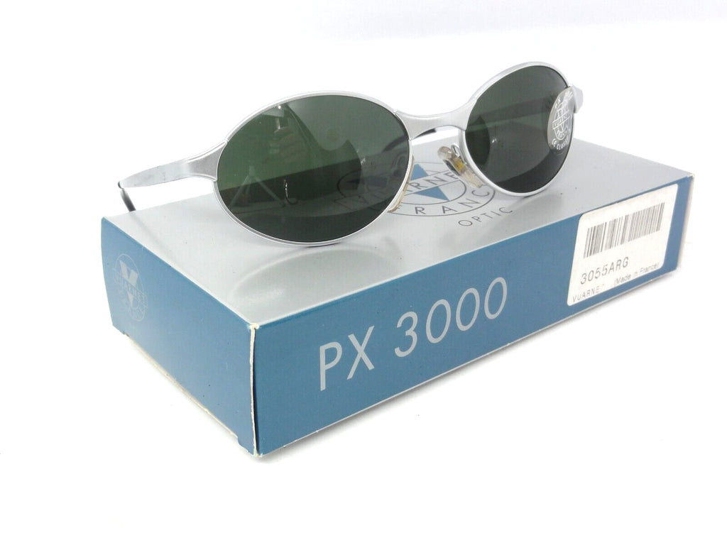 VUARNET 055 3055 SILVER VINTAGE SUNGLASSES 90S PX 3000  FRANCE NEW IN BOX