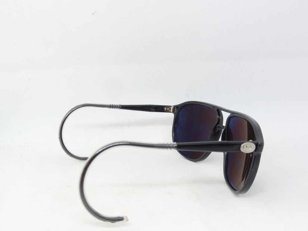 VUARNET 3117 BLACK  117  VINTAGE  80S SUNGLASSES  PX 5000 CABLE HOOK TEMPLE