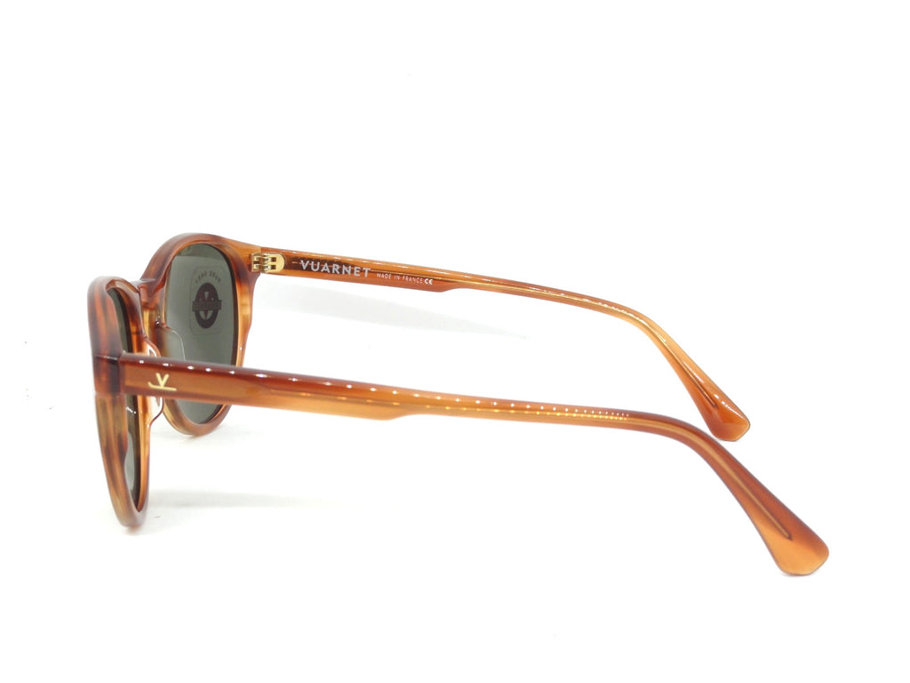 VUARNET SUNGLASSES  VL 1616 0004  1121 SMALL ROUND DISTRICT  PURE GREY MINERAL