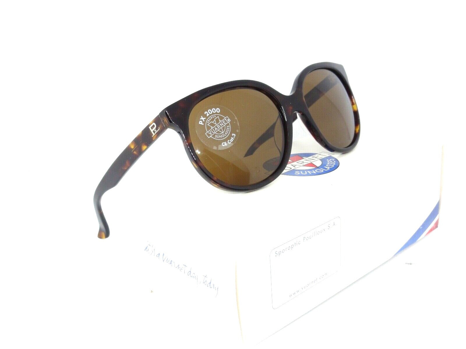 VUARNET VL 1207 P00N 2121 SUNGLASSES CATEYE PX 2000 MINERAL LENS FRANCE