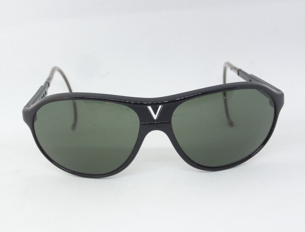 VUARNET  SUNGLASSES 085 BLACK CABLE HOOK  TEMPLE PX 3000 VINTAGE NEW OLD STOCKS