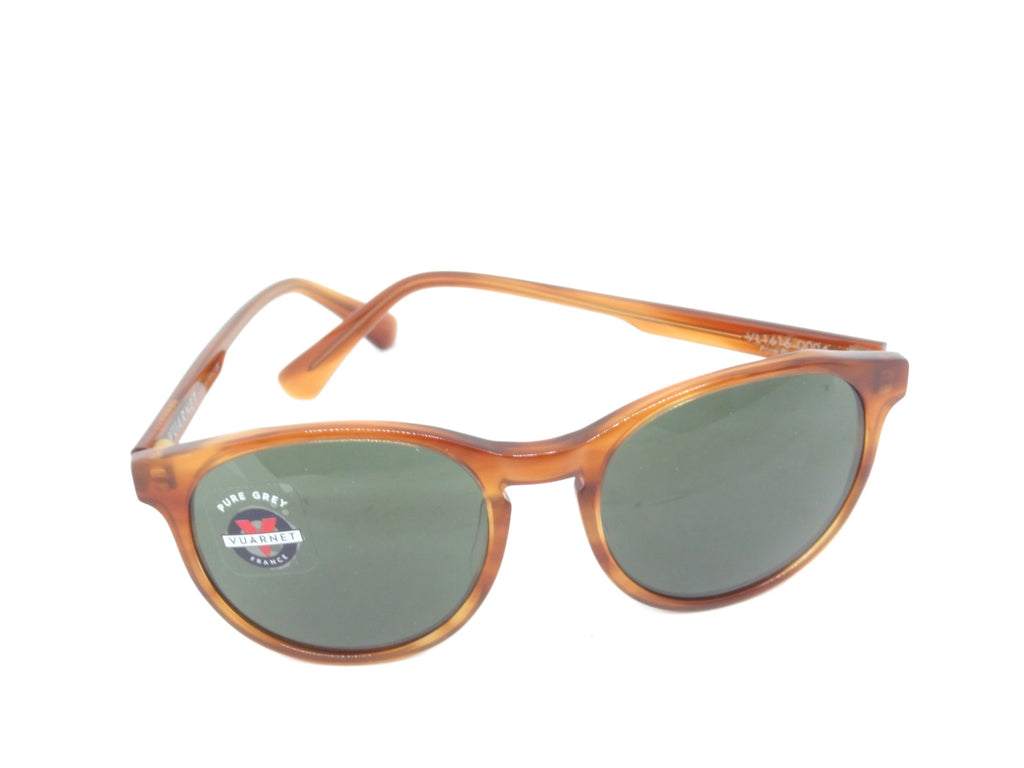 VUARNET SUNGLASSES  VL 1616 0004  1121 SMALL ROUND DISTRICT  PURE GREY MINERAL