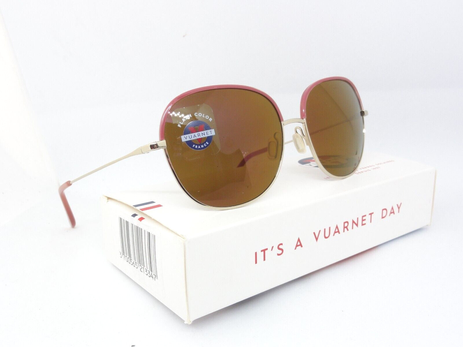 VUARNET SUNGLASSES VL 1628 0004 2130  PURE BROWN PURPLE FLASH