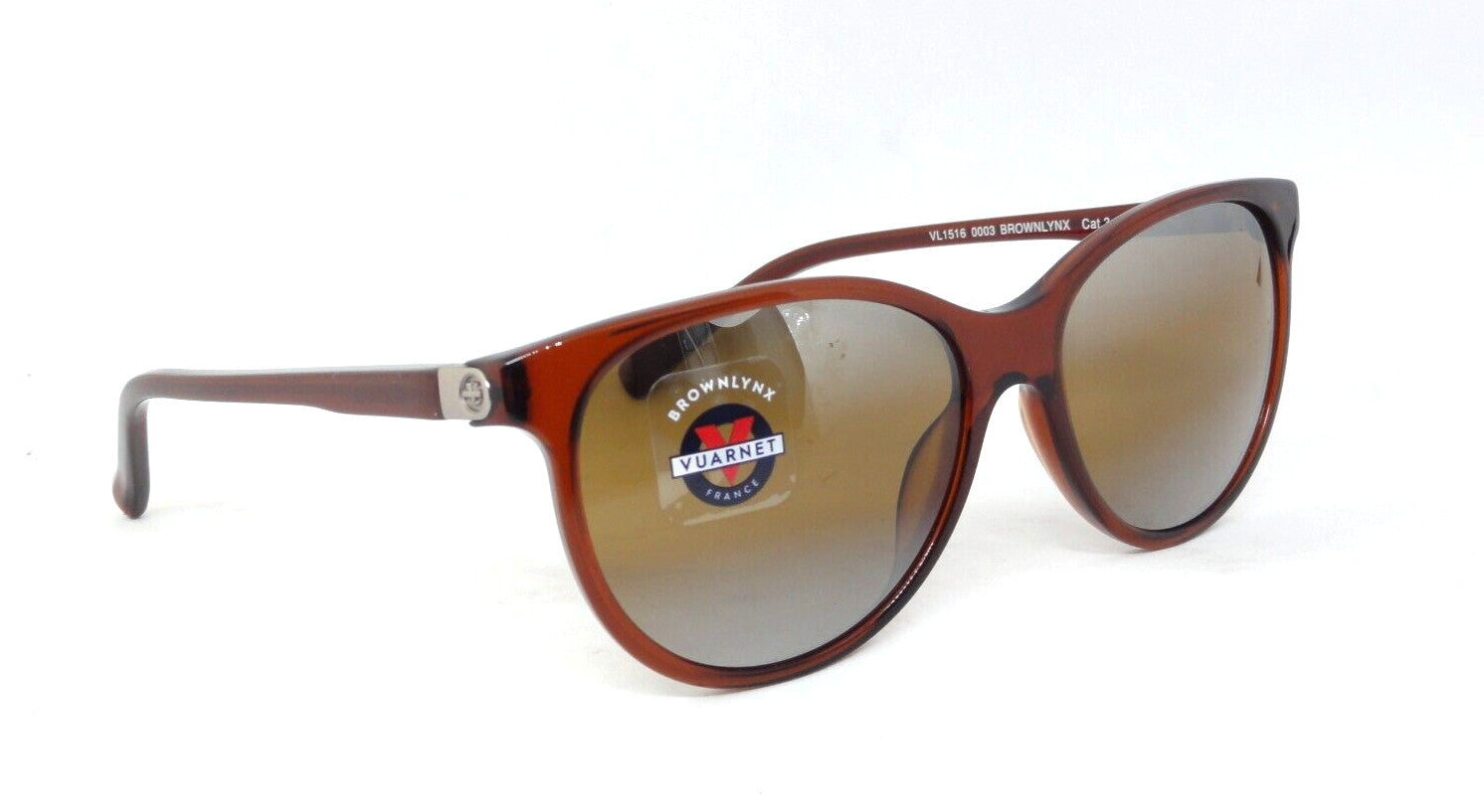 VUARNET SUNGLASSES VL 1516 0003  2136 BROWNLYNX GLASS MINERAL