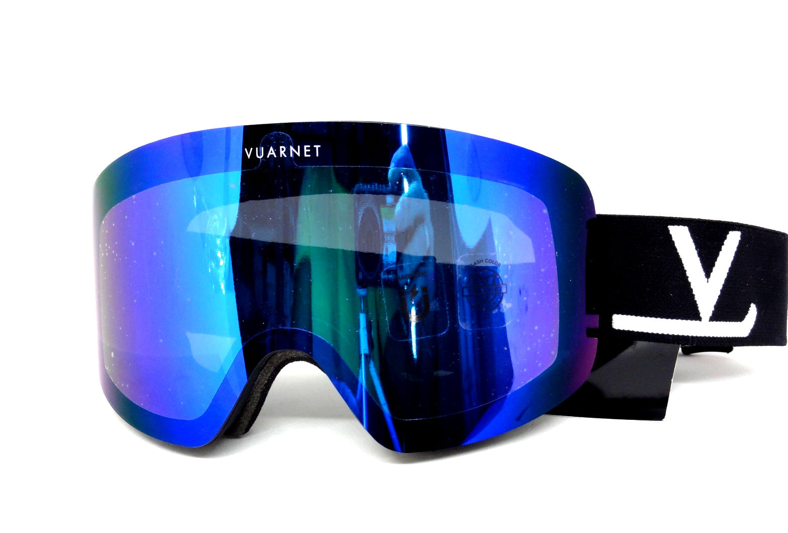 VUARNET SUNGLASSES  GOGGLES VM 2221 001N 1826  EVEREST   BLUE FLASH + LENS FOG