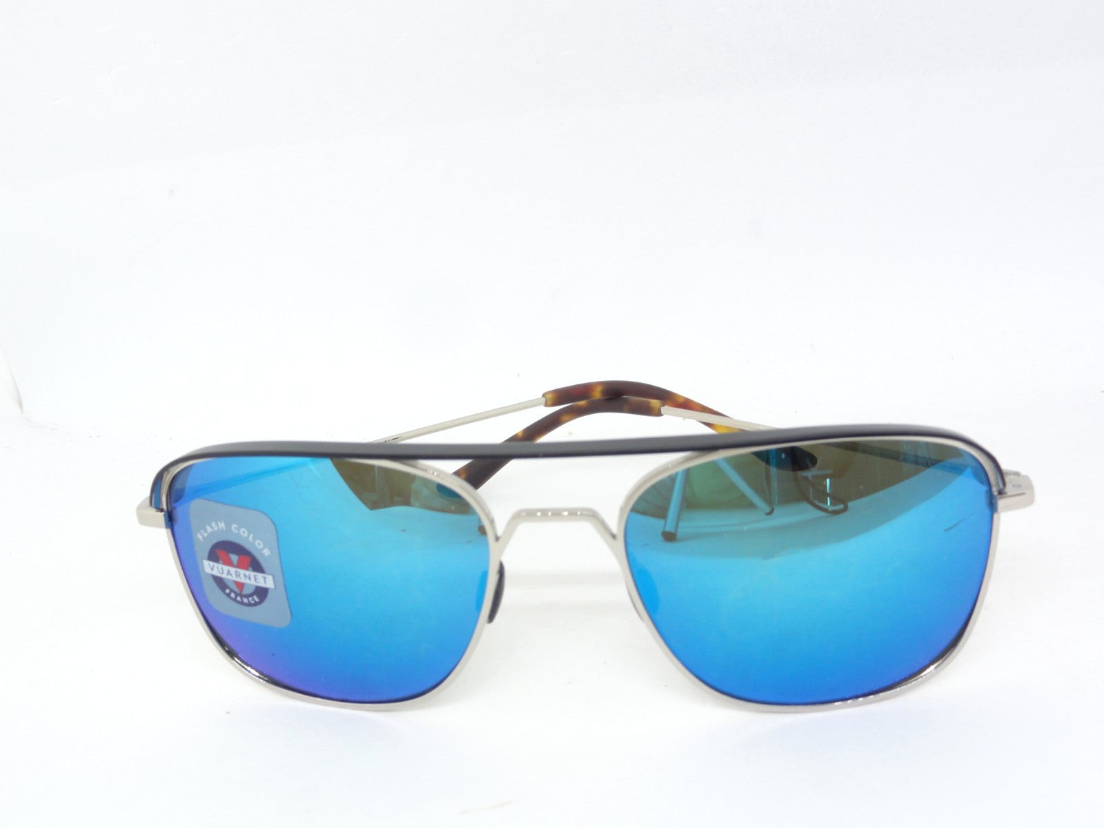 VUARNET VL 1812 0004  1126 CAP  SUNGLASSES PURE GREY BLUE FLASH