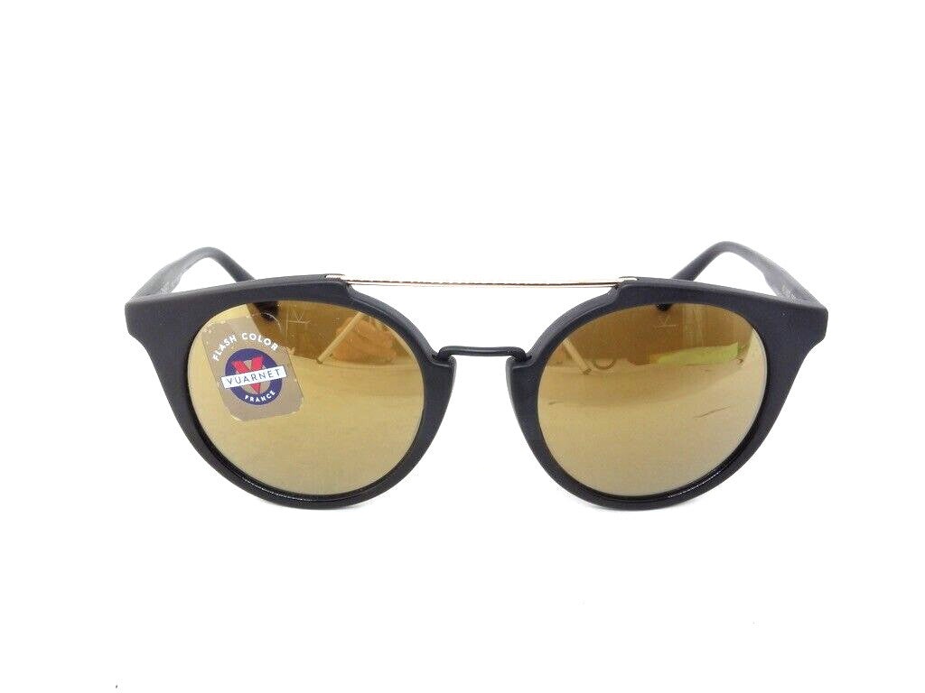 VUARNET SUNGLASSES VL 1602 0001 2124  CABLE CAR PURE BROWN GOLD FLASH