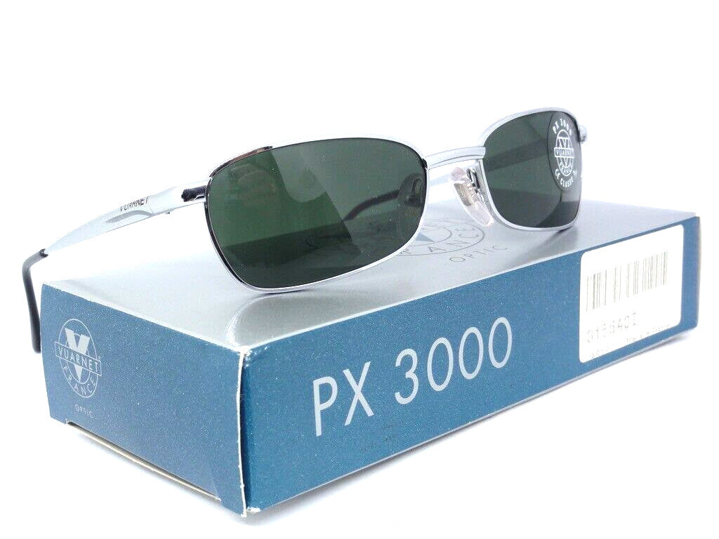 VUARNET 155 GREY VINTAGE 90S SUNGLASSES PX 3000 FRANCE