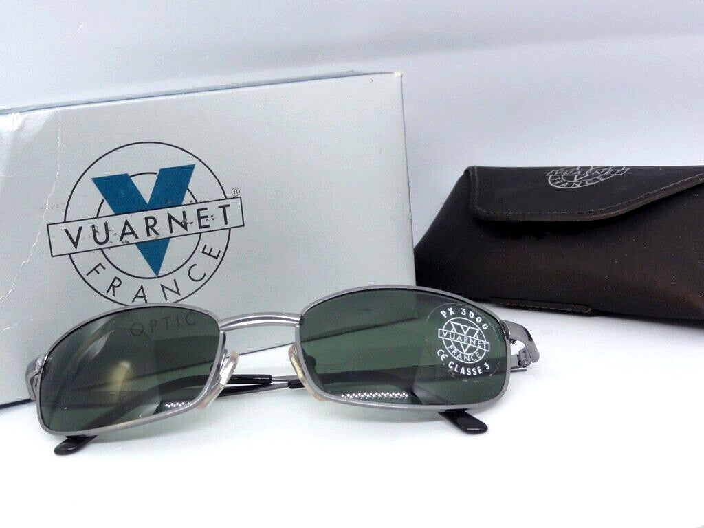 VUARNET 155 GREY VINTAGE 90S SUNGLASSES PX 3000 FRANCE