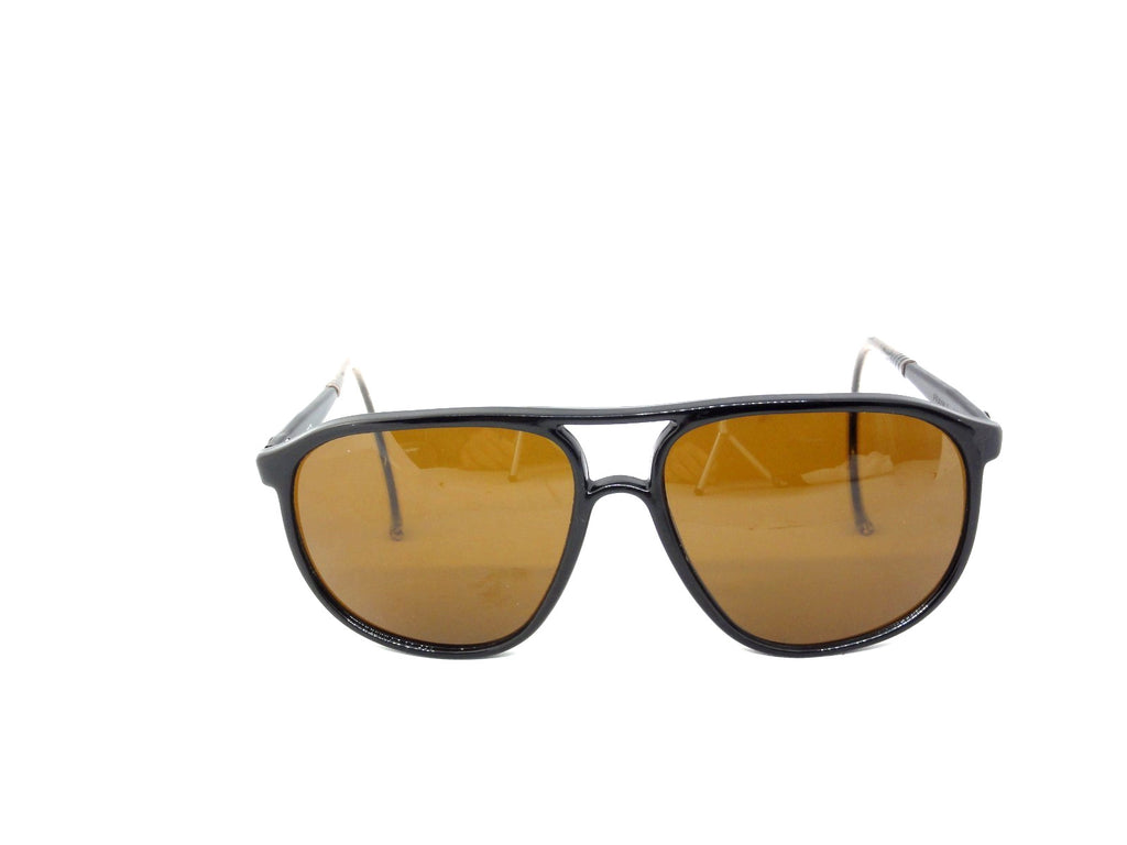 VUARNET 3117 BLACK  117  VINTAGE  80S SUNGLASSES  PX 2000 CABLE HOOK TEMPLE