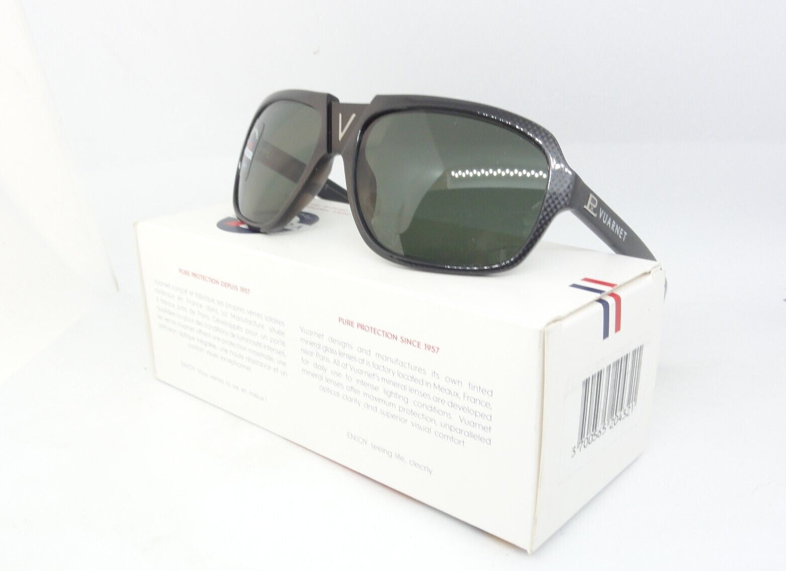 VUARNET VL 1105 P00P CARBON PX 3000 PURE GREY NEW SUNGLASSES