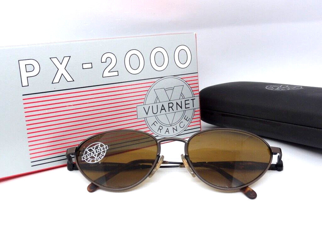 VUARNET 012  VINTAGE SUNGLASSES 90S PX 2000  FRANCE NEW IN BOX