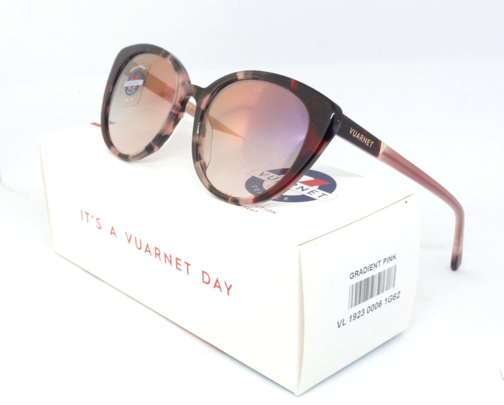 VUARNET  SUNGLASSES VL 1923 0006 1G62 WOMEN SUNGLASSES GRADIENT PINK LENS