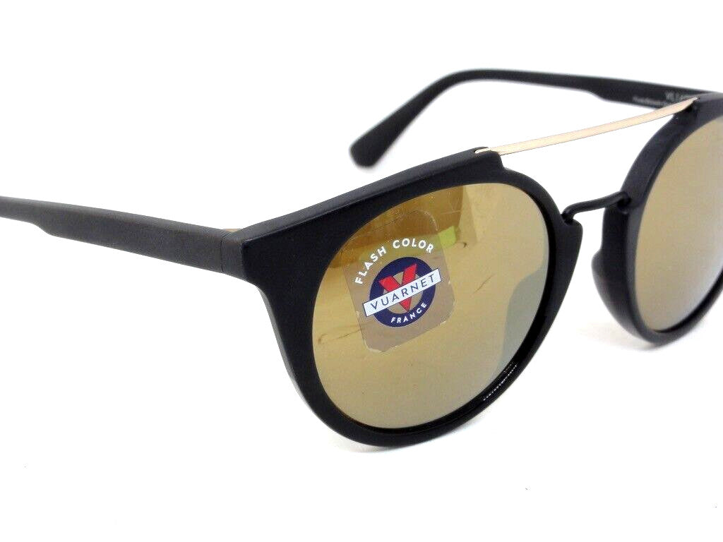 VUARNET SUNGLASSES VL 1602 0001 2124  CABLE CAR PURE BROWN GOLD FLASH