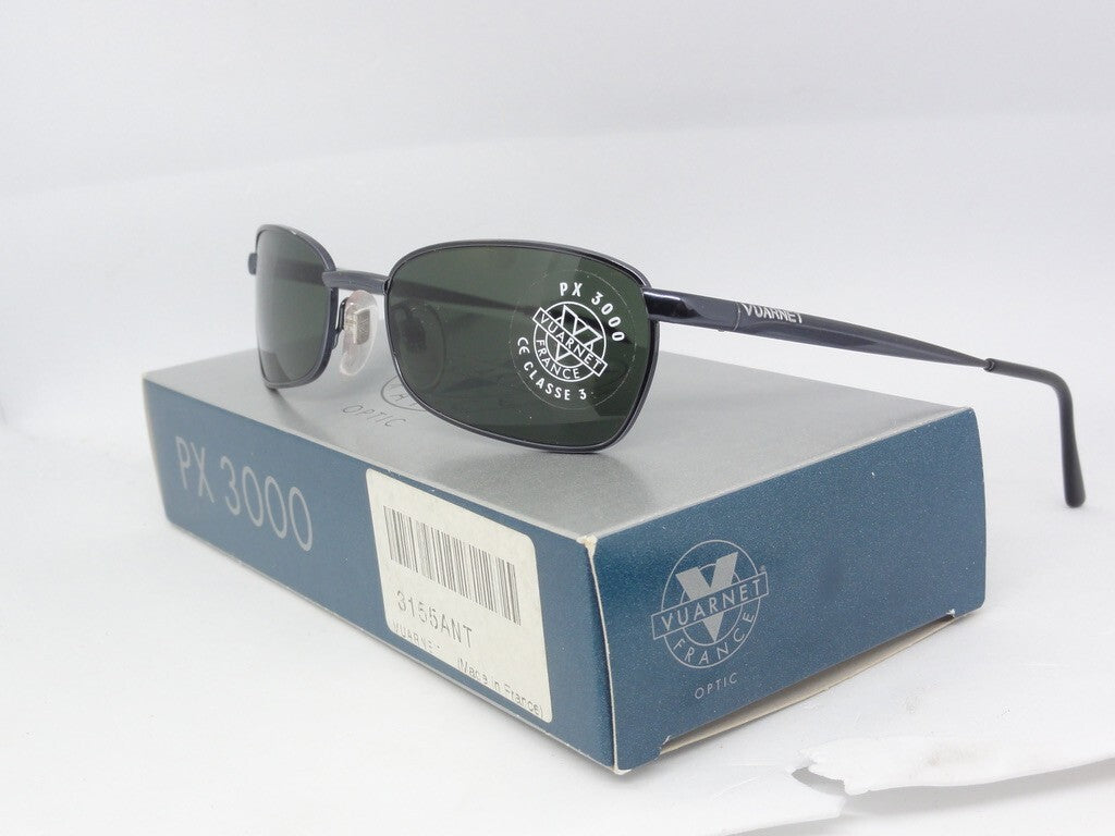 VUARNET 155 GREY VINTAGE 90S SUNGLASSES PX 3000 FRANCE
