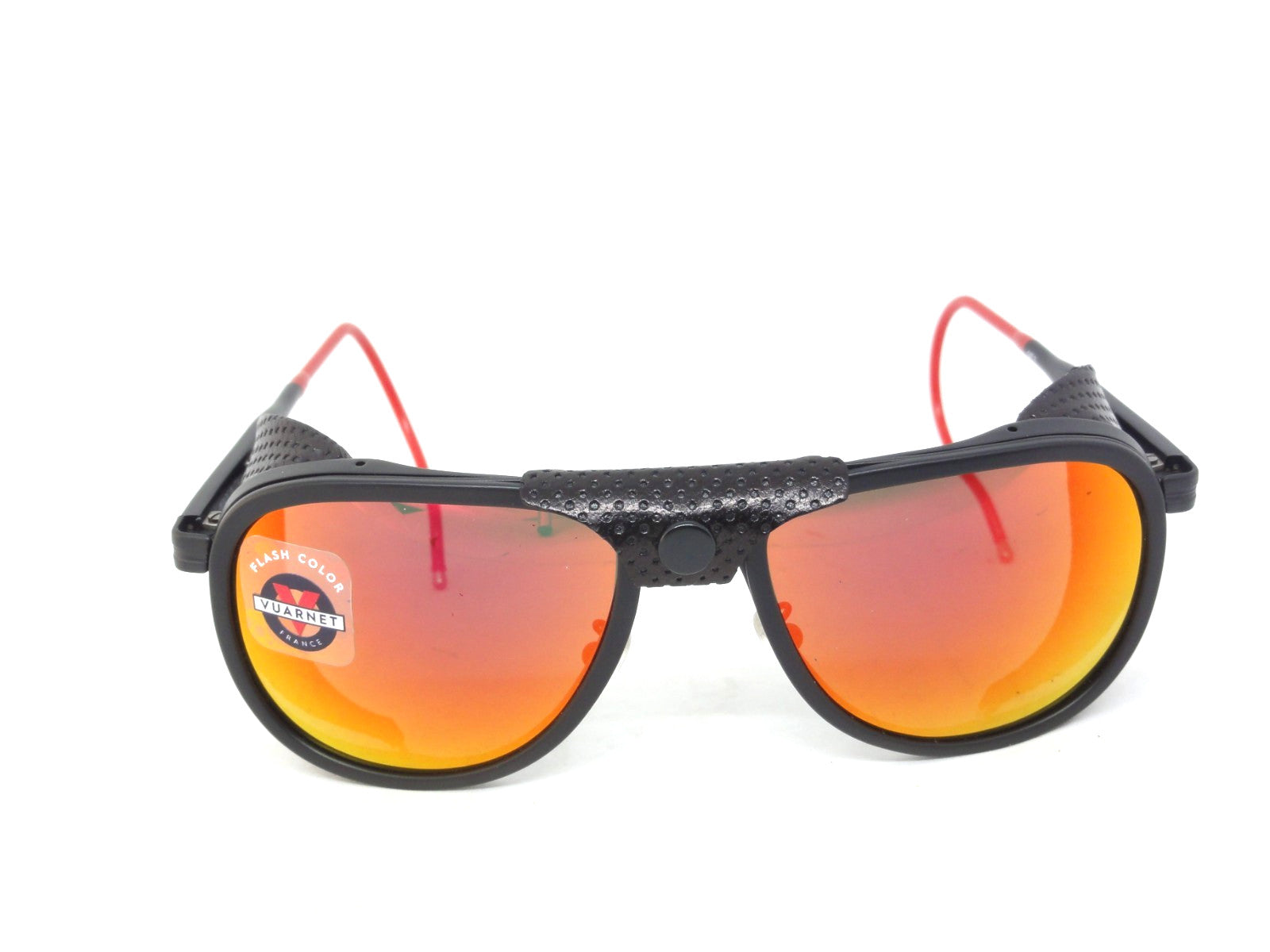 VUARNET VL 1315 0012 1130  GLACIER SUNGLASSES PURE GREY RED  FLASH 1957 EDITION