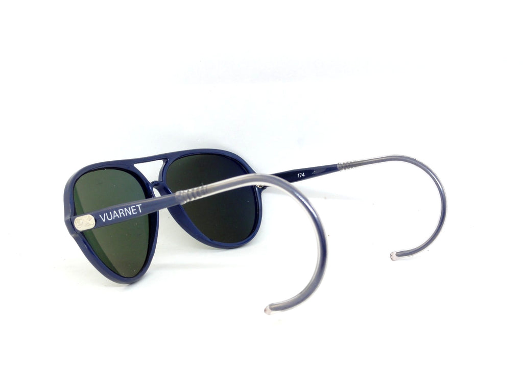 VUARNET  374  174    VINTAGE  80S SUNGLASSES  PX 3000 CABLE HOOK TEMPLES