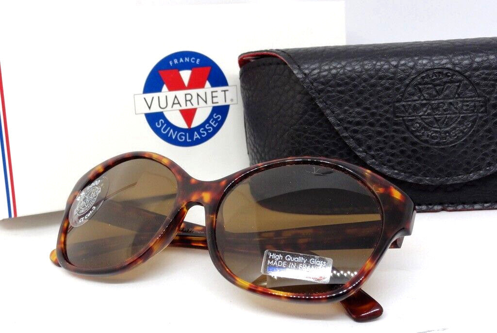 VUARNET VL 1108 P00N 2121 PX 2000 PURE BROWN NEW SUNGLASSES  GLASS  FRANCE