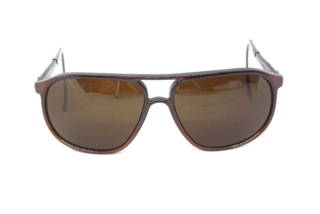 VUARNET 3117 BLACK  117  VINTAGE  80S SUNGLASSES  PX 5000 CABLE HOOK TEMPLE