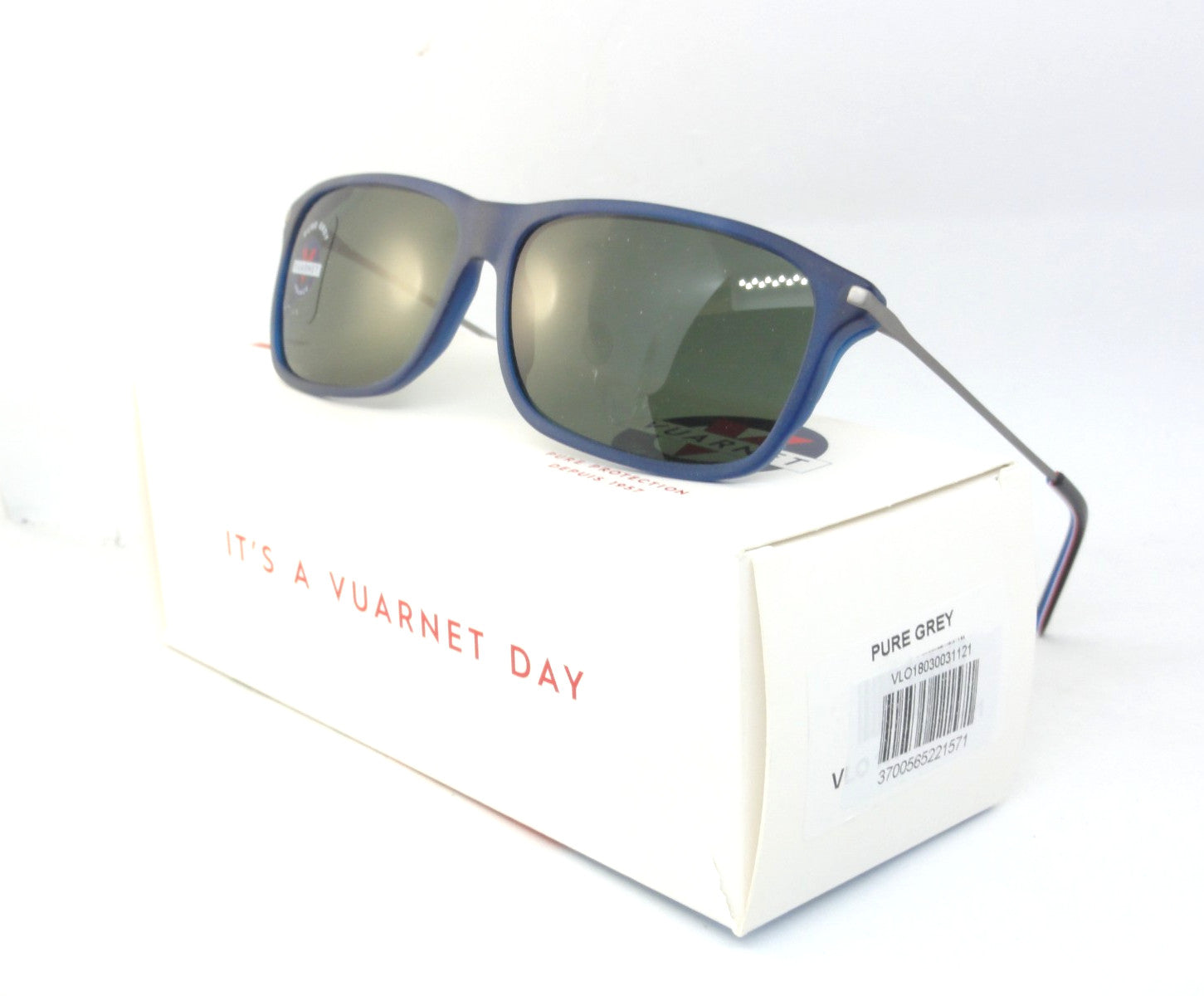 VUARNET SUNGLASSES  VL 1803 0003 1121 PURE GREY  MINERAL LENS
