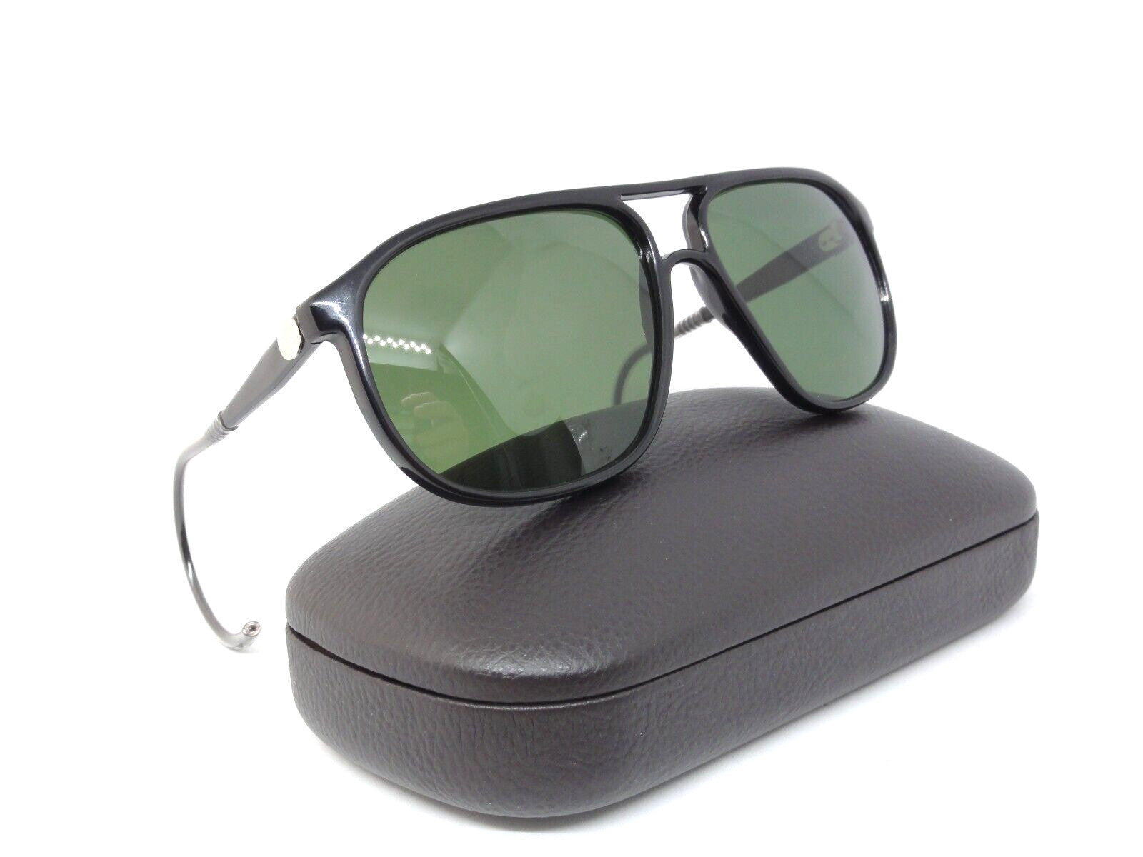 VUARNET 3117 BLACK  117  VINTAGE  80S SUNGLASSES  PX 3000 CABLE HOOK TEMPLES