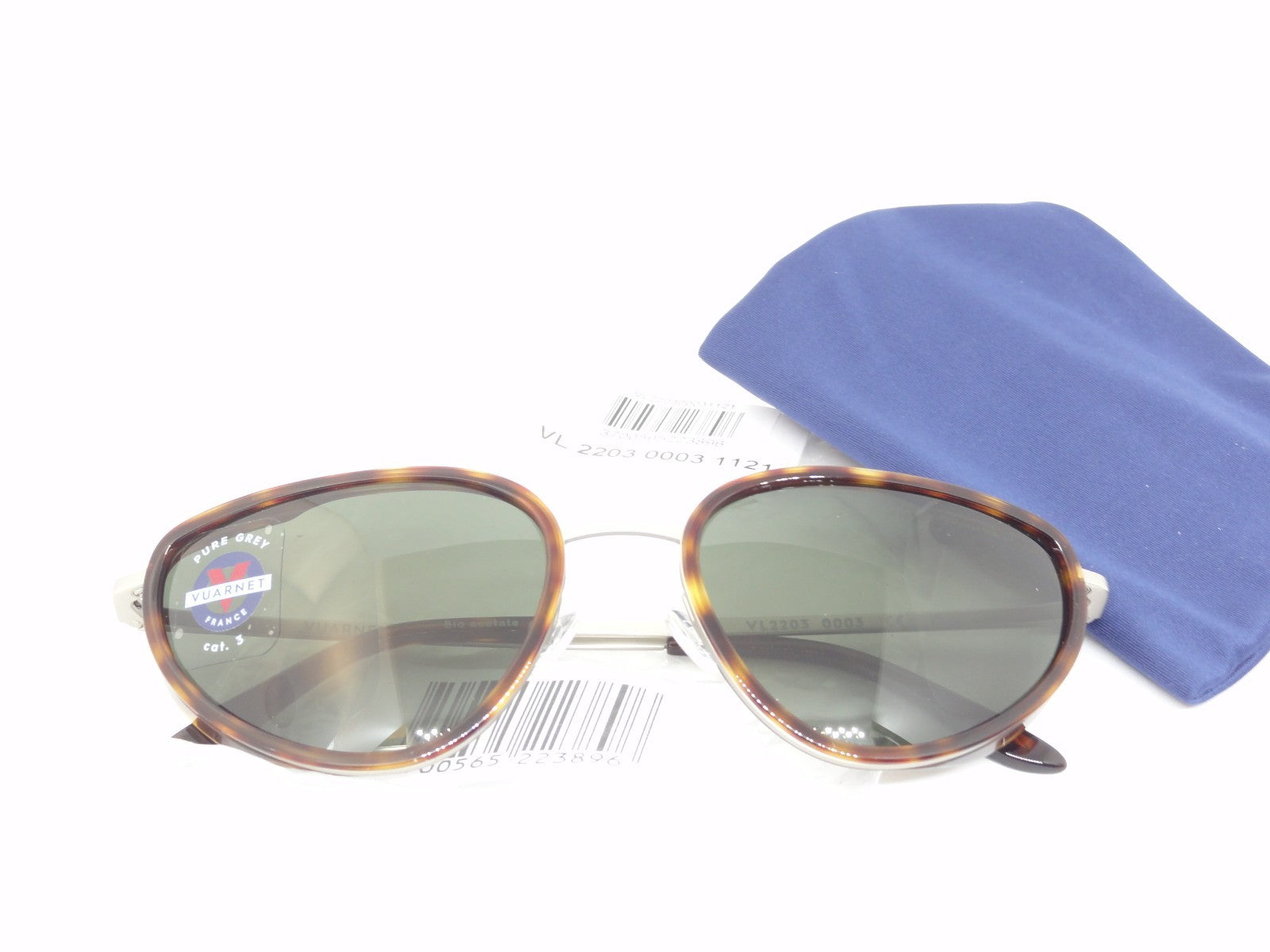VUARNET  SUNGLASSES VL 2203  0003 1121  STORM PURE GREY