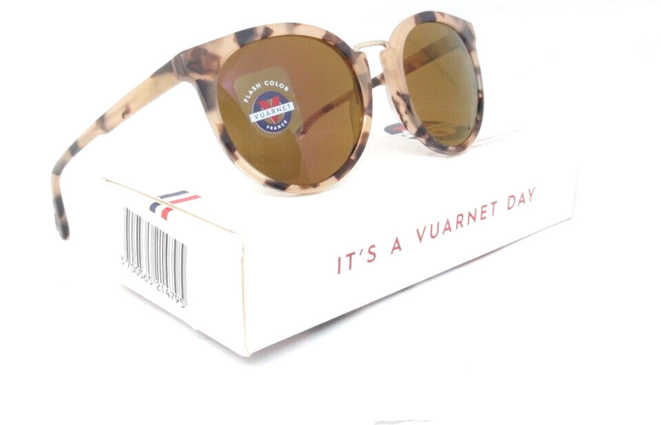 VUARNET SUNGLASSES VL 1626 0003 2130 CABLE CAR  PURE BROWN PURPLE FLASH