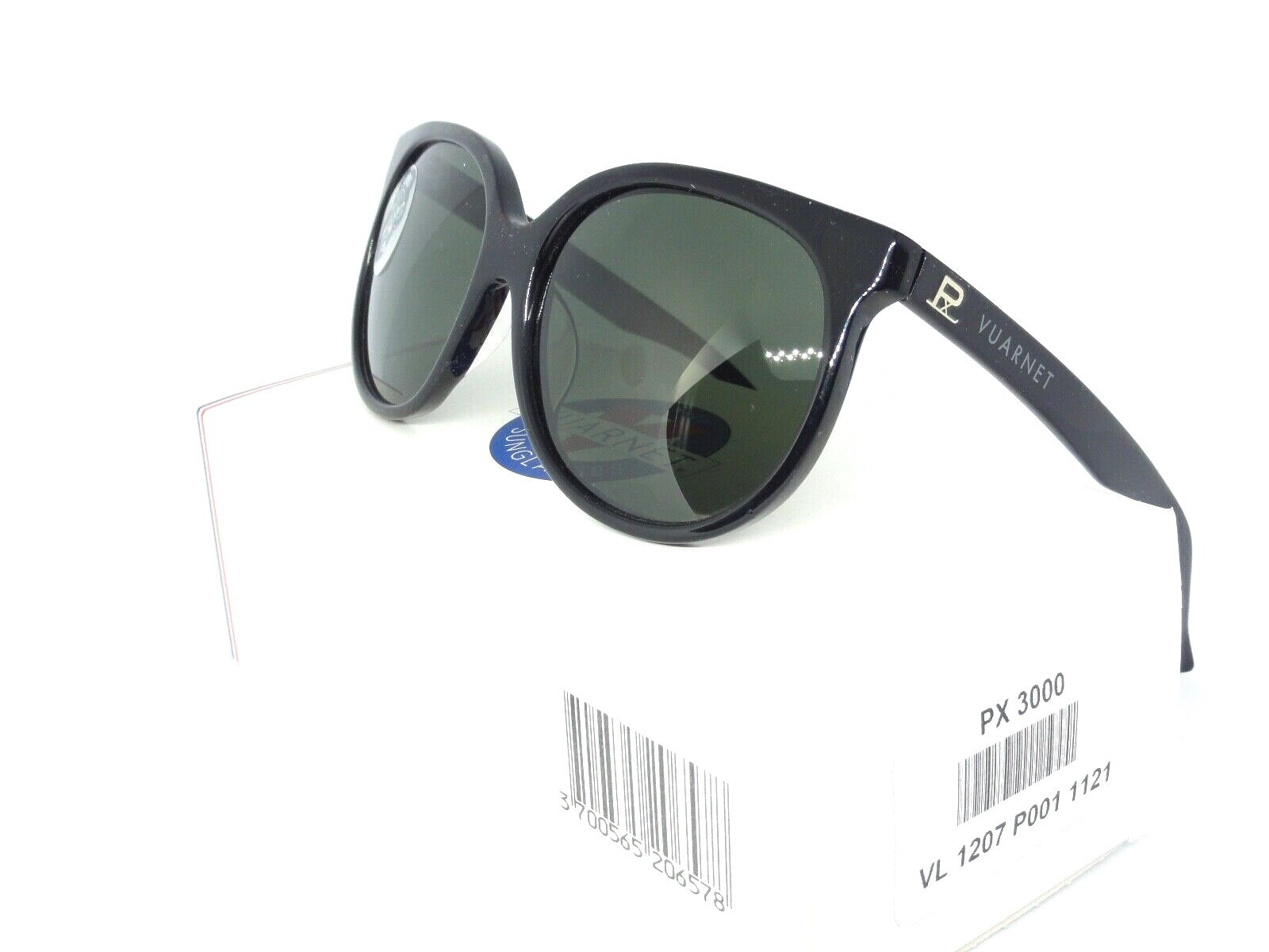 VUARNET VL 1207 P001 1121 SUNGLASSES CATEYE PX 3000 MINERAL LENS FRANCE