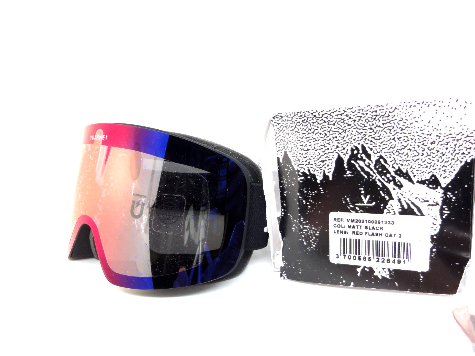 VUARNET SUNGLASSES  GOGGLES VM 2021 0005  1233 RED FLASH + EXTRA LENS