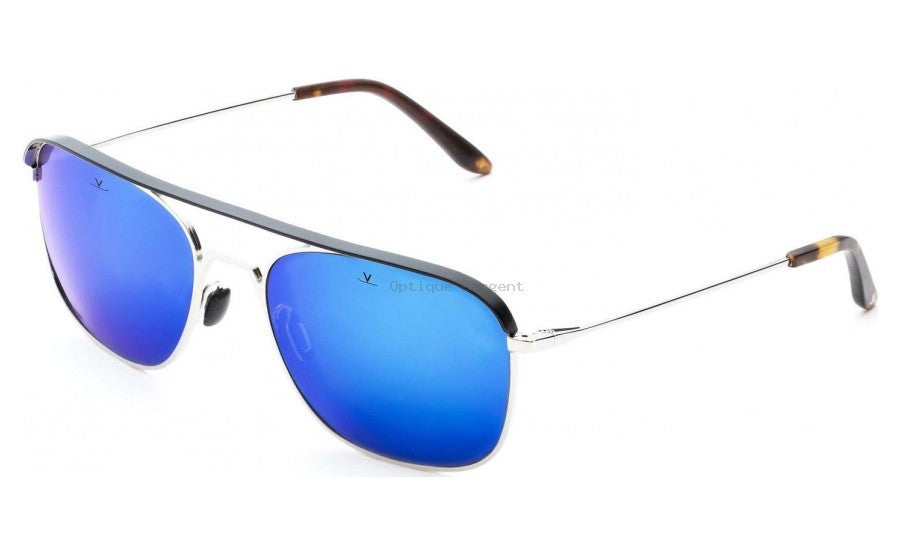 VUARNET VL 1812 0004  1126 CAP  SUNGLASSES PURE GREY BLUE FLASH